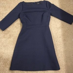 J Crew Navy A-line work dress